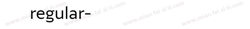 雅痞 regular字体转换